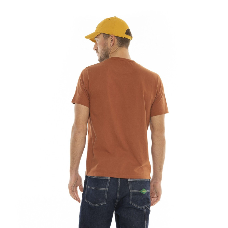 Tee Shirt Marron coupe Slim Col rond HIT | Homme - Vondutch | Von Dutch