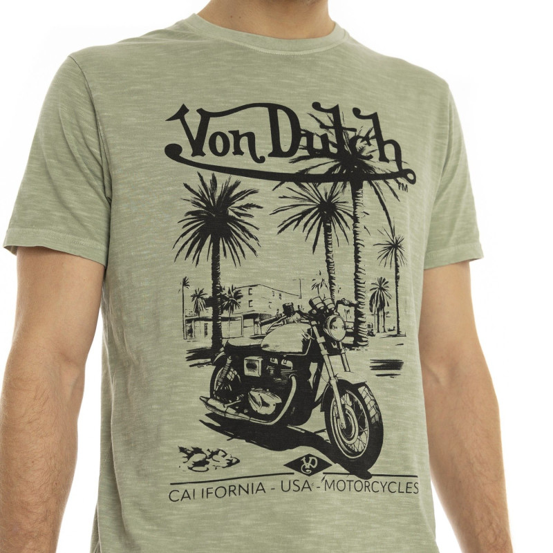 T-shirt en col rond à manches courtes homme Regular Fit Socal