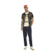 Chemise Viscose coupe Regular Manches courtes Kaki SKULLY | Homme - Vondutch | Von Dutch