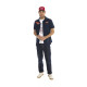 Chemise en Coton coupe Regular Manches courtes Bleue KEITH | Homme - Vondutch | Von Dutch