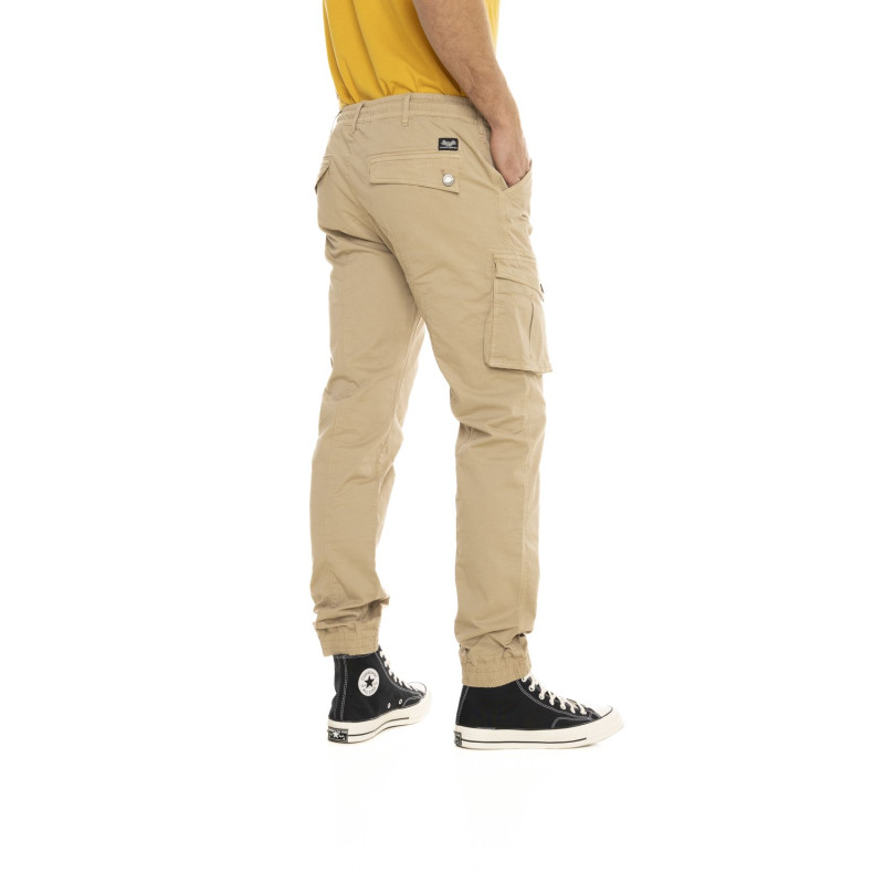 Pantalon Cargo en Coton coupe Droit Beige BATTLE | Homme - Vondutch | Von Dutch