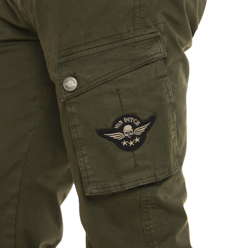 Pantalon cargo homme avec patch sur poche Battle