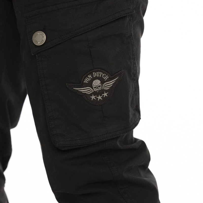 Pantalon cargo homme avec patch sur poche Battle
