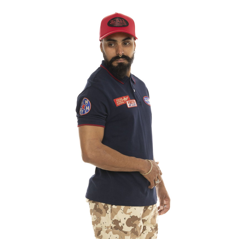 Polo Bleu coupe Regular Col boutonné SUPERIOR | homme - Vondutch | Von Dutch