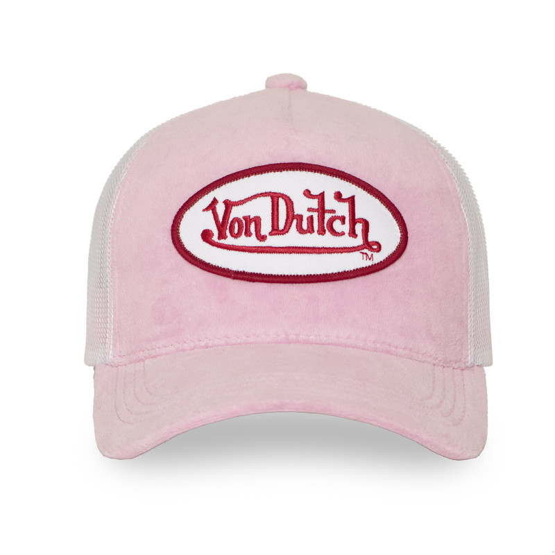 Casquette Vondutch Rose Velours Trucker Snapback Kylie