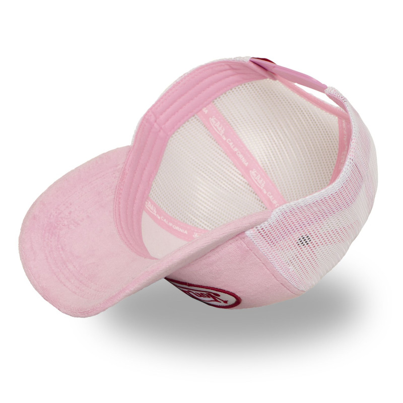 Casquette trucker avec filet en velours Kylie