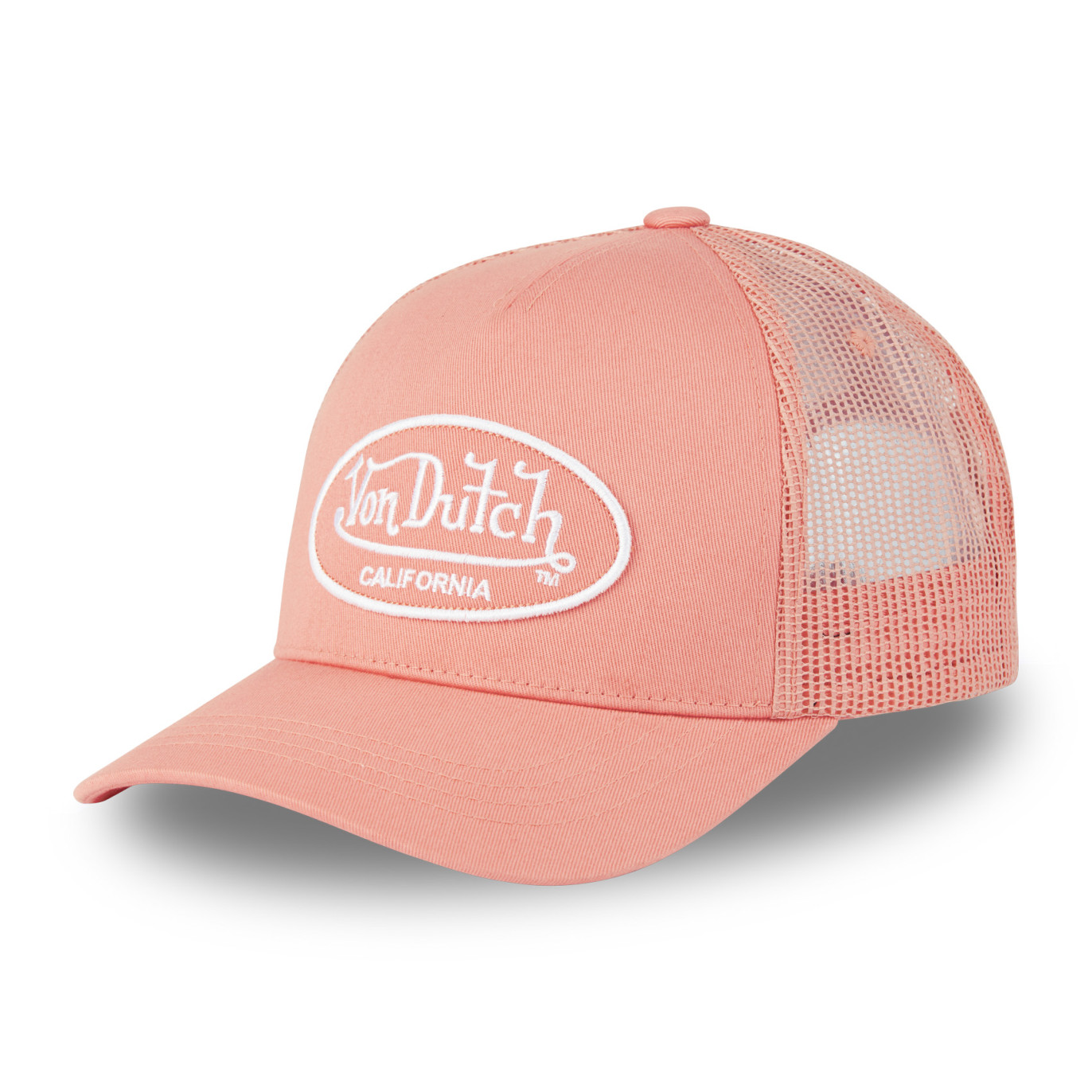 Casquette Vondutch Rose Poudré Trucker Strapback / Boucle LOF | Von Dutch