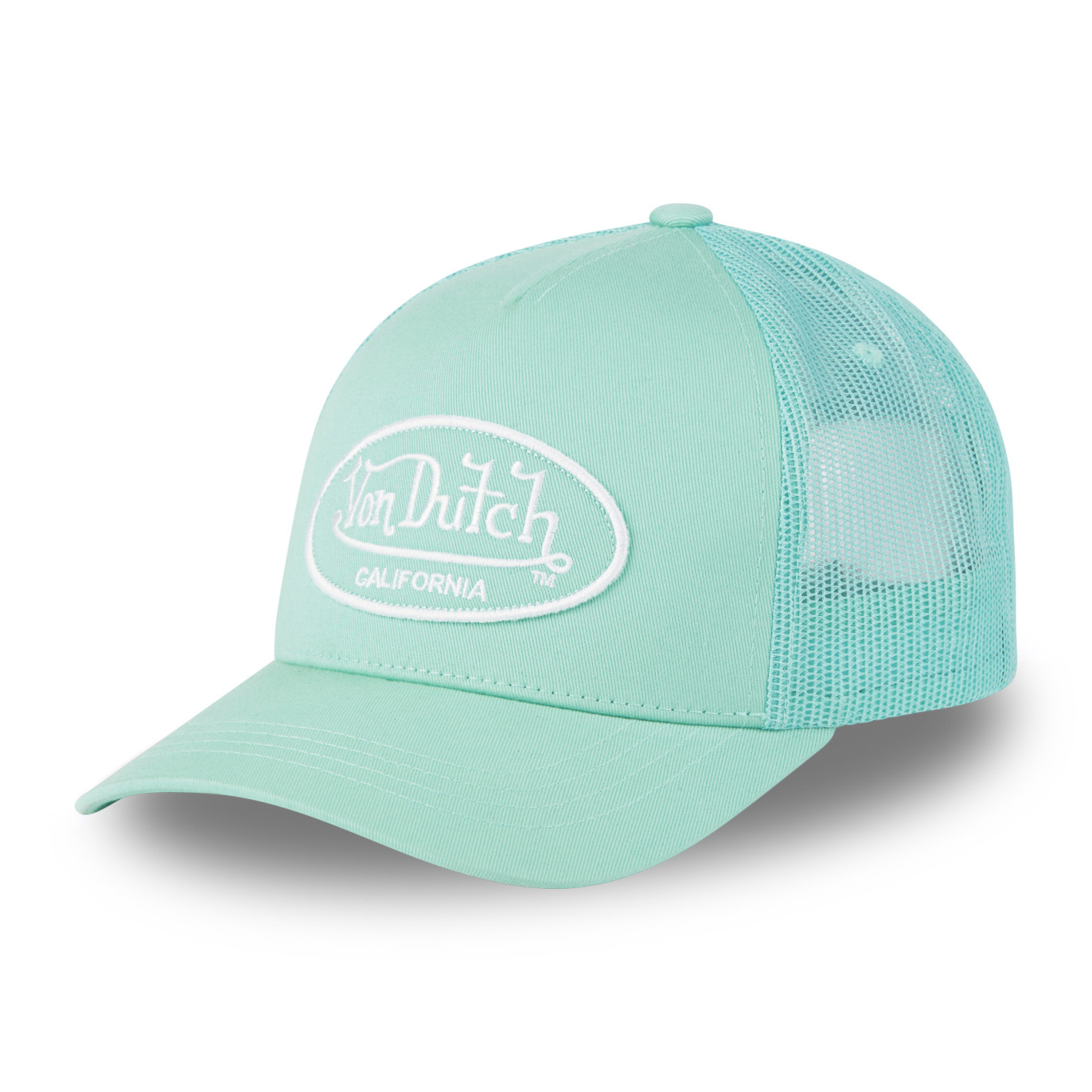 Casquette Vondutch Turquoise Trucker Strapback / Boucle LOF | Von Dutch