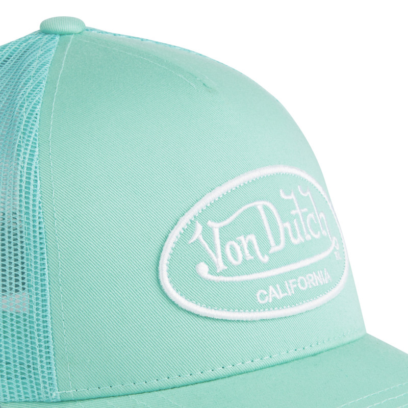 Casquette Vondutch Turquoise Trucker Strapback / Boucle LOF | Von Dutch