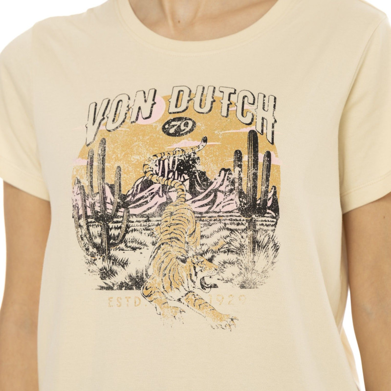 T-shirt à col rond manches courtes femme Arizona