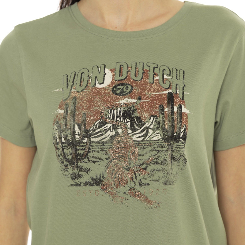 T-shirt à col rond manches courtes femme Arizona