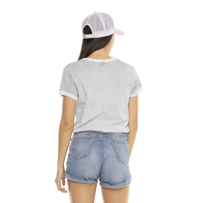 T-shirt à col rond manches courtes femme Kustom Kulture