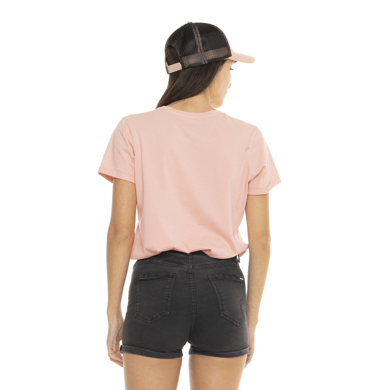 Tee Shirt Rose coupe Regular Col rond LÉOPARD | Femme - Vondutch | Von Dutch