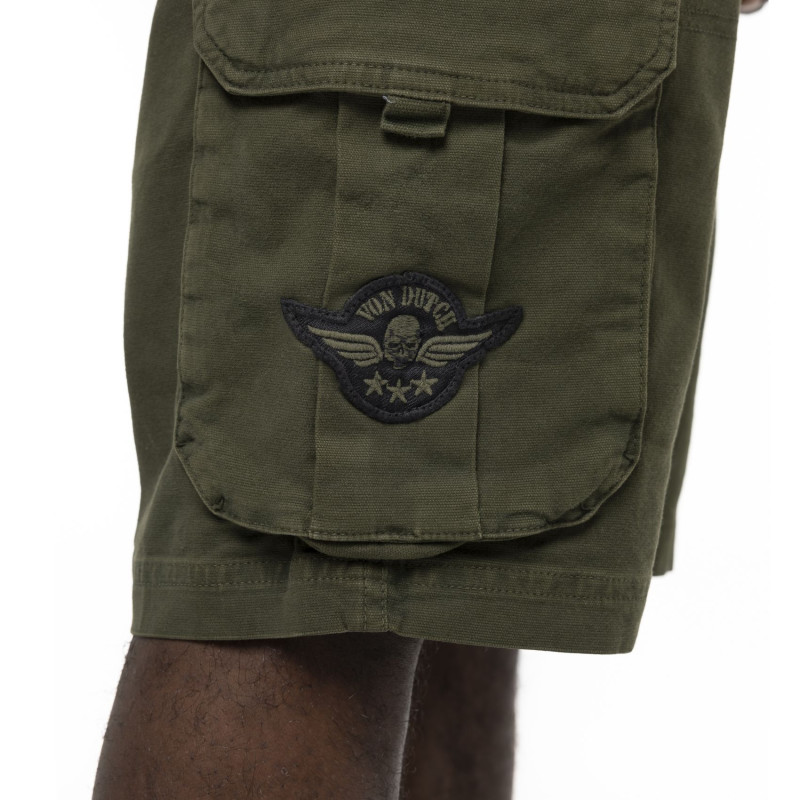 Bermuda Cargo en Coton coupe Court Kaki | Homme - Vondutch | Von Dutch