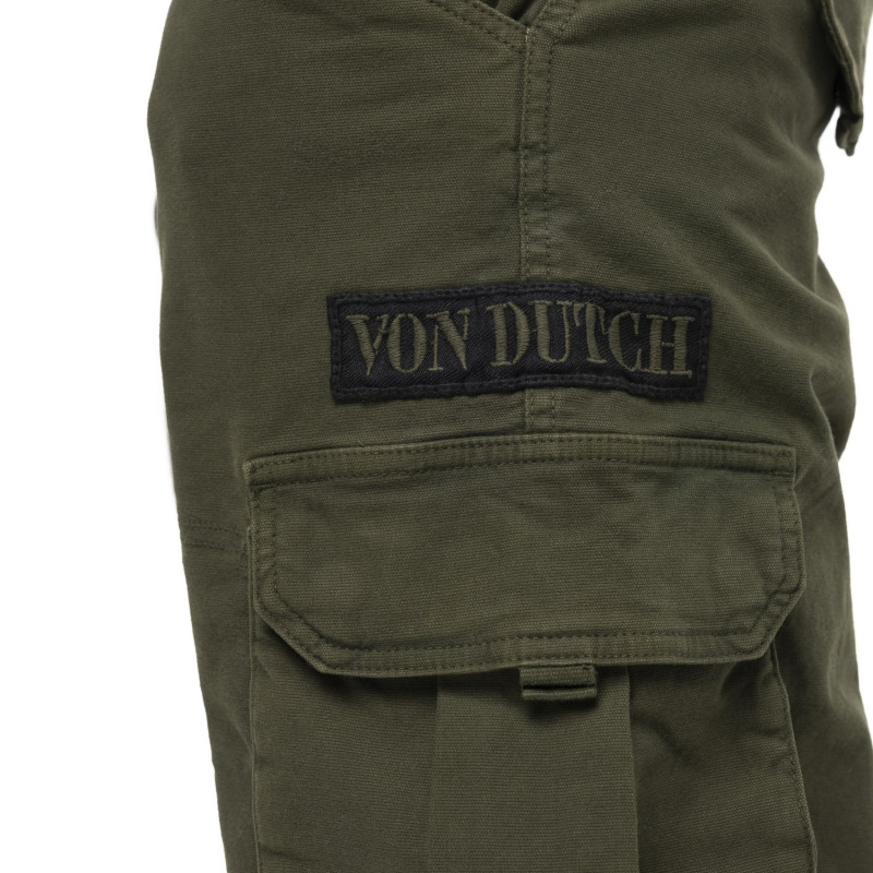 Bermuda Cargo en Coton coupe Court Kaki | Homme - Vondutch | Von Dutch