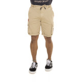 Bermuda en Coton coupe Court Beige Ceinture Elastique | Homme - Vondutch