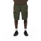 Bermuda en Coton coupe Court Vert Kaki Ceinture Elastique | Homme - Vondutch