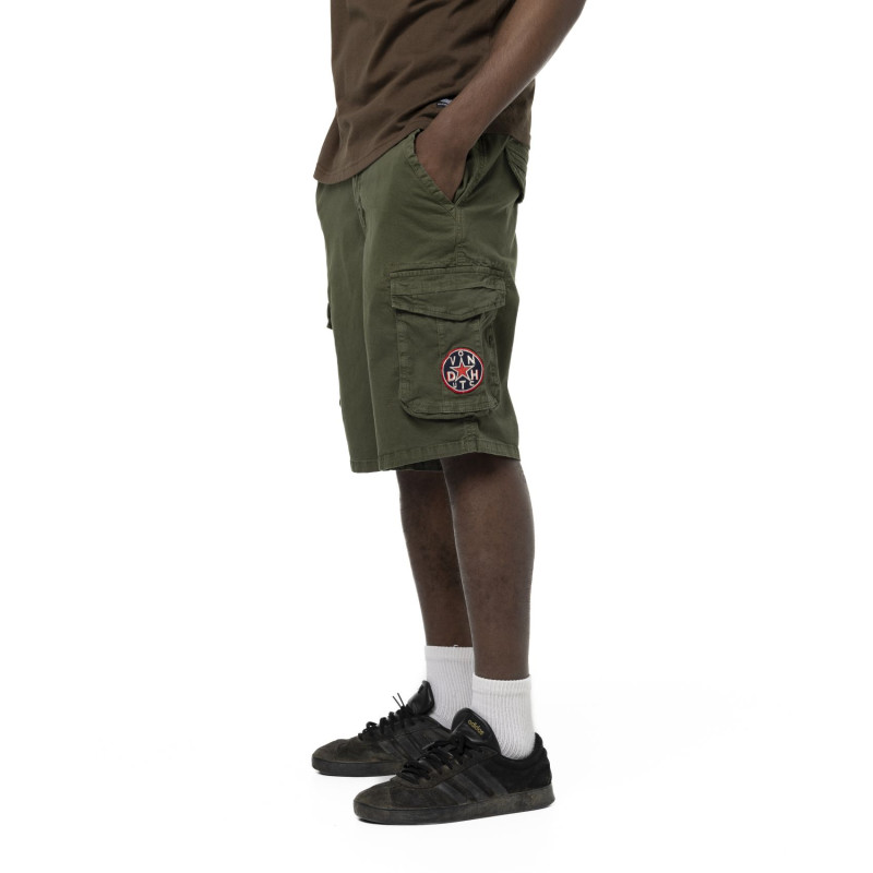 Bermuda en Coton coupe Court Vert Kaki Ceinture Elastique | Homme - Vondutch | Von Dutch