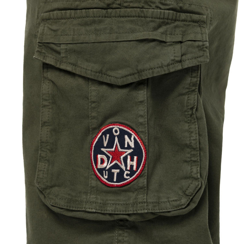 Bermuda en Coton coupe Court Vert Kaki Ceinture Elastique | Homme - Vondutch | Von Dutch