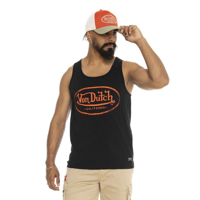 Tee Shirt Noir coupe Regular Col rond BASE | Homme - Vondutch | Von Dutch