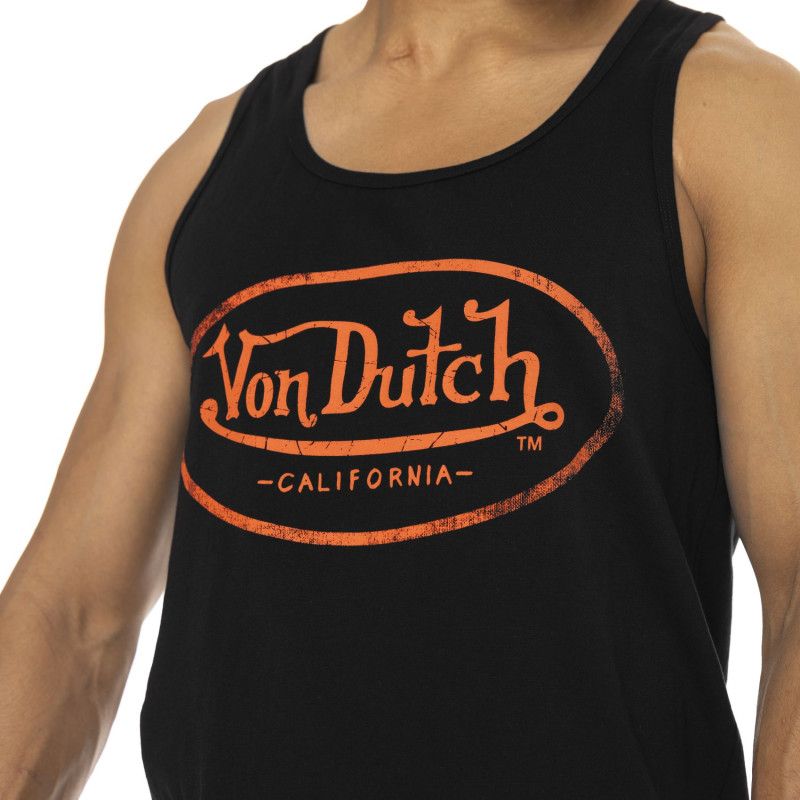 Tee Shirt Noir coupe Regular Col rond BASE | Homme - Vondutch