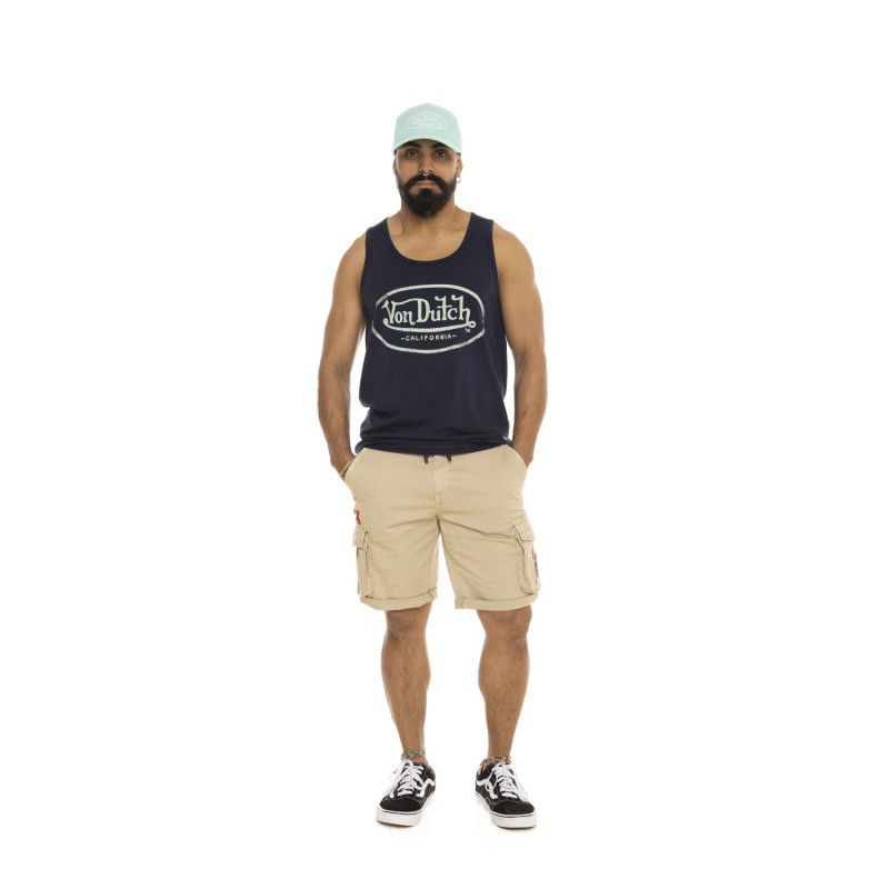 Tee Shirt Bleu coupe Regular Col rond BASE | Homme - Vondutch | Von Dutch