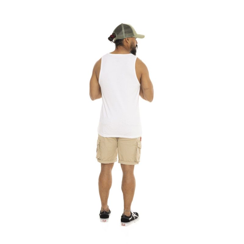 Tee Shirt Blanc coupe Regular Col rond BASE | Homme - Vondutch | Von Dutch