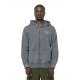 Sweat zippé à capuche homme terry en acid wash Cruz