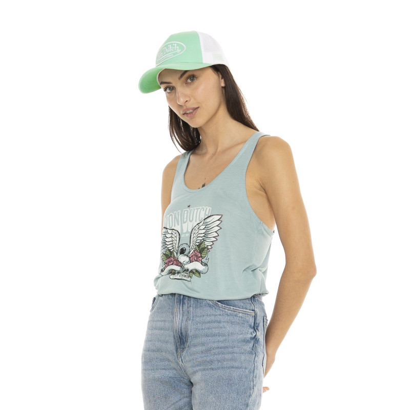 Débardeur femme loose Skull Flower