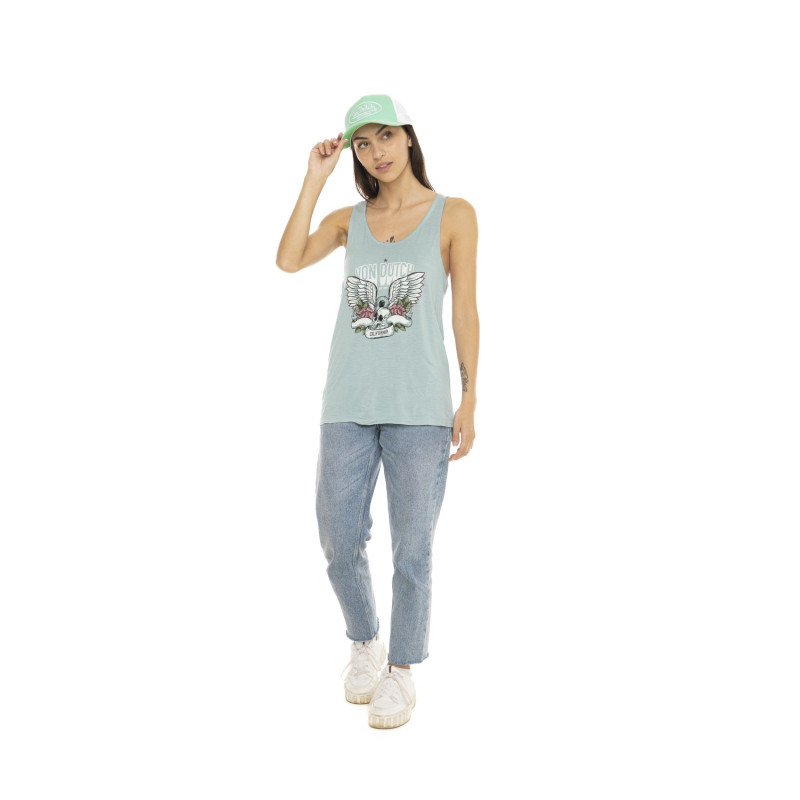 Débardeur femme loose Skull Flower