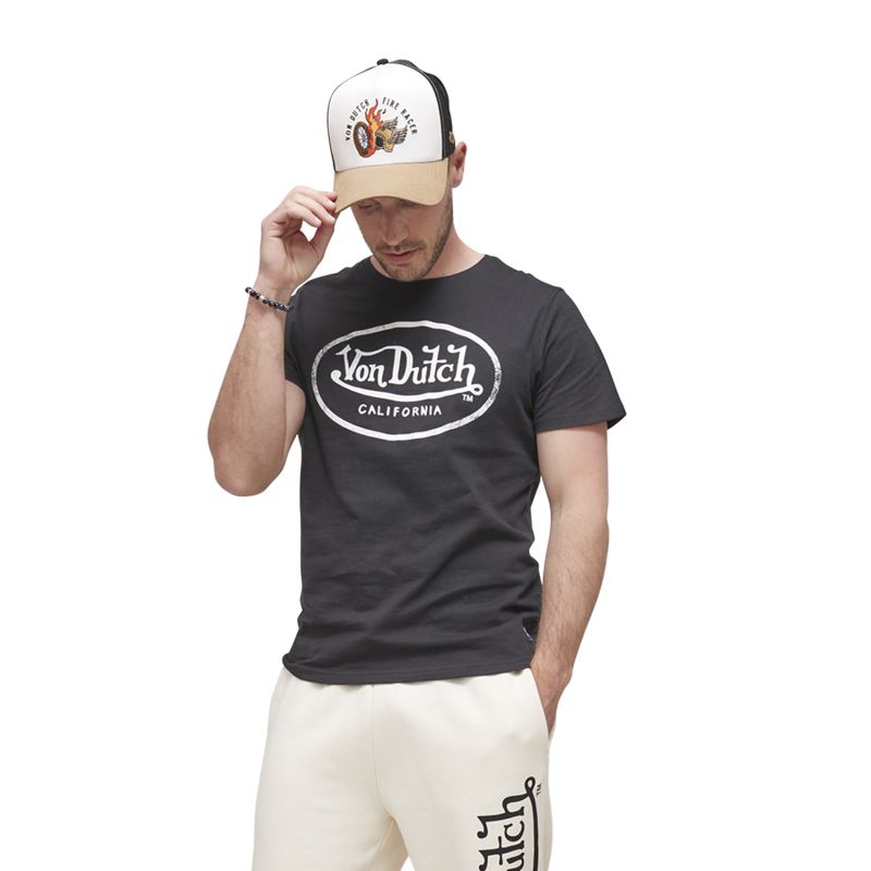 Von Dutch men's black Aaron A t-shirt