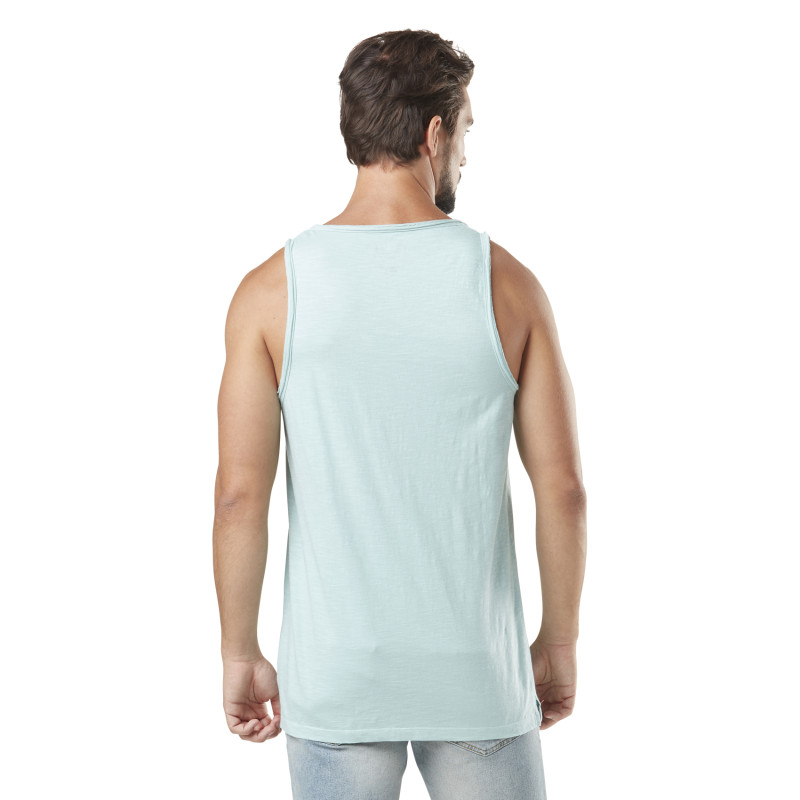 Débardeur Bleu coupe Régular Col large effet Flammé CHILL | Homme - Vondutch | Von Dutch