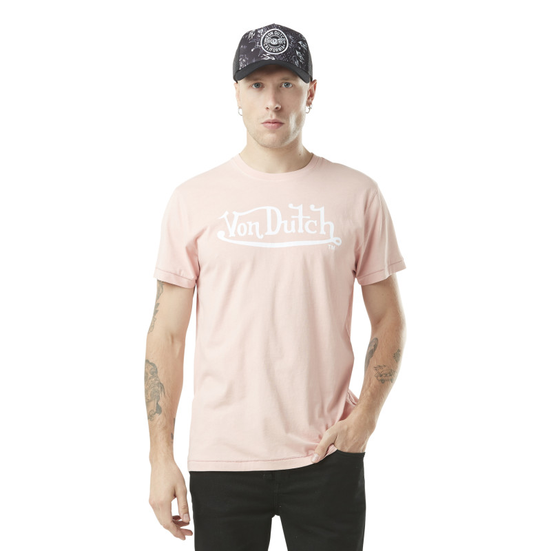 Tee Shirt Rose coupe Regular Col rond VON | Homme - Vondutch | Von Dutch