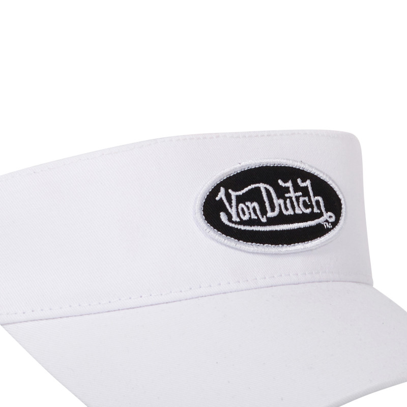 Casquette Vondutch Blanche Visière Scratch PLAYA | Von Dutch