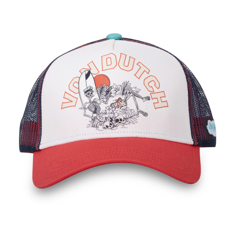 Casquette trucker enfant avec filet Surf skull