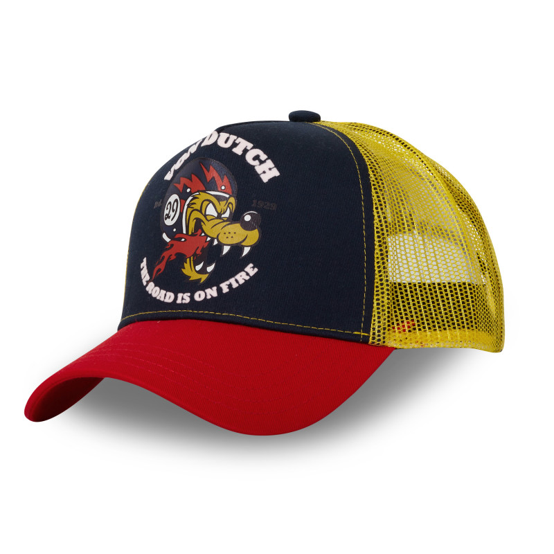 Casquette Enfant Vondutch Rouge Trucker Snapback WOLF | Von Dutch