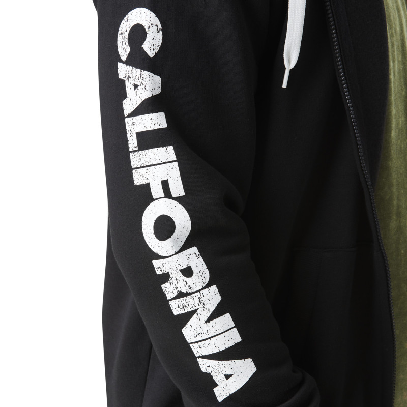 Sweat à capuche Zippé coupe Comfort fit Noir California | Homme - Vondutch | Von Dutch