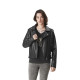 Blouson effet Relief Mi saison Noire BIKER | Femme - Vondutch | Von Dutch
