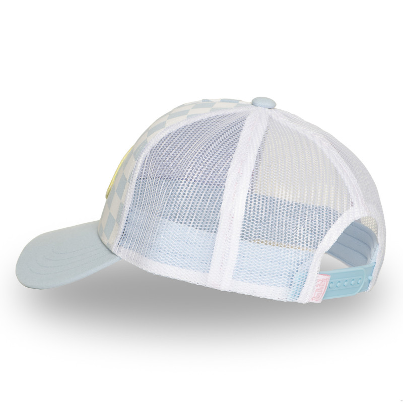 Casquette Vondutch Bleue Trucker Snapback DAMIER | Von Dutch