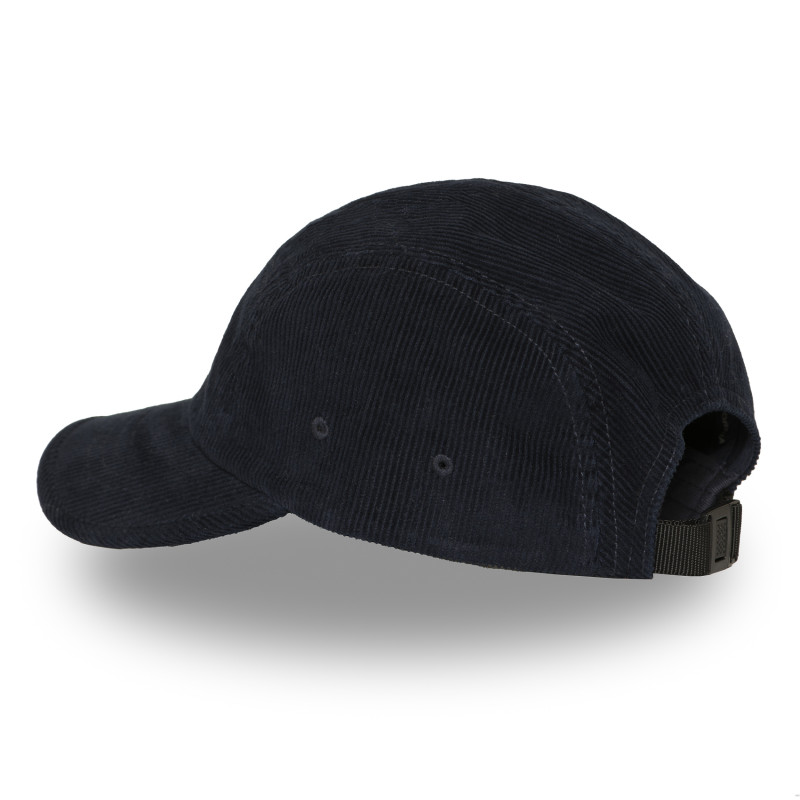 Casquette Vondutch Bleue Five panel Clip en Velours côtelé VELOURS | Von Dutch