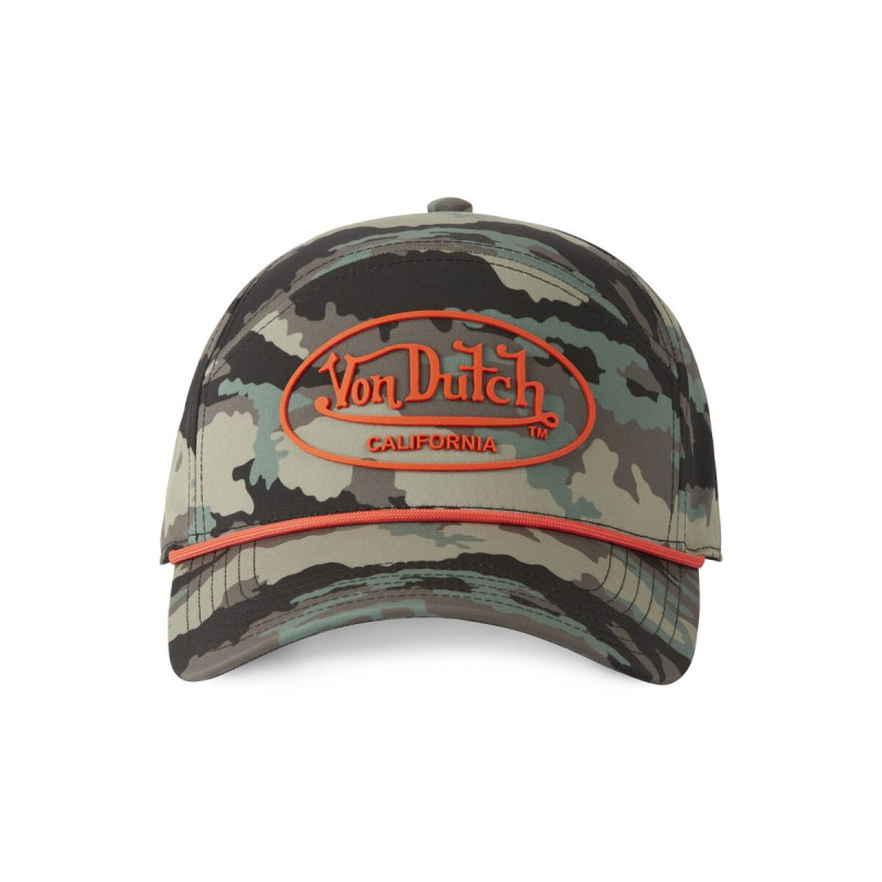 Casquette 6 panneaux adulte logo rubber print Cord