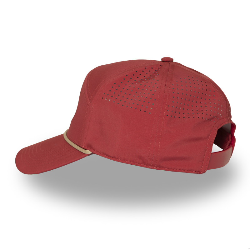 Casquette Vondutch Rouge Six panel Scratch CORD | Von Dutch