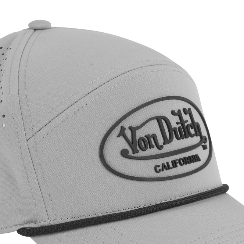 Casquette Vondutch Grise Six panel Scratch CORD | Von Dutch