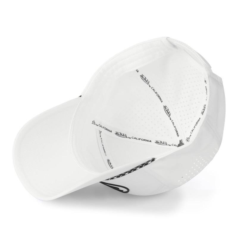 Casquette Vondutch Blanche Six panel Scratch CORD | Von Dutch