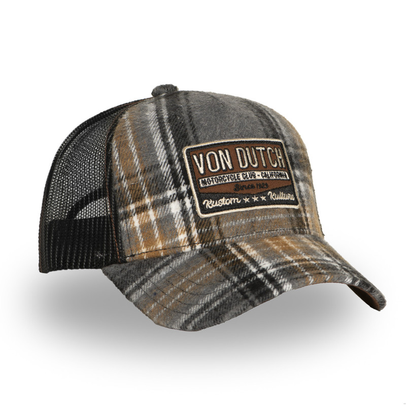 Casquette Vondutch Grise Baseball Snapback CAR | Von Dutch