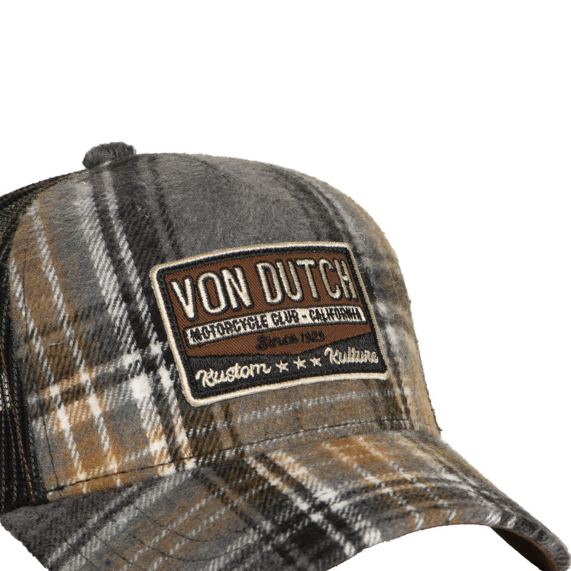 Casquette Vondutch Grise Baseball Snapback CAR | Von Dutch