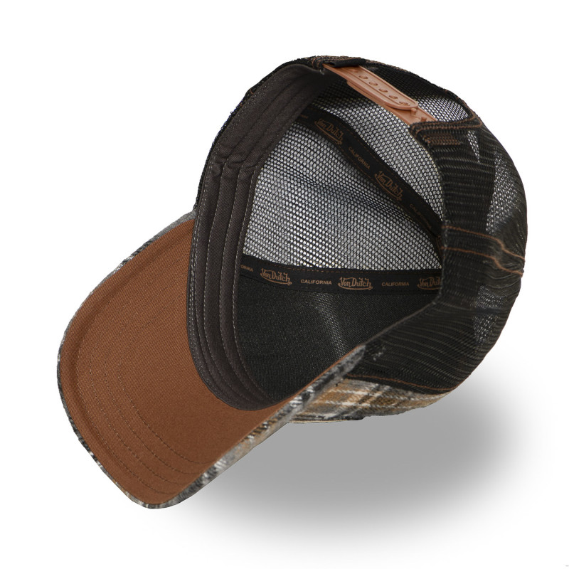 Casquette Vondutch Grise Baseball Snapback CAR | Von Dutch