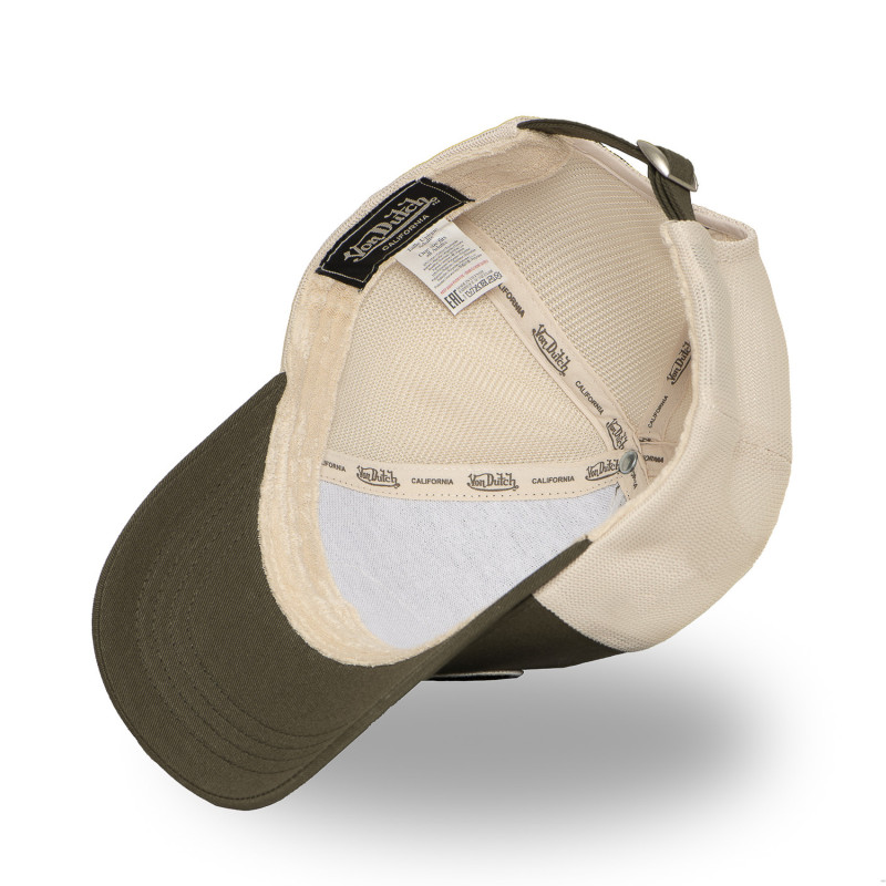Casquette Vondutch Verte Baseball Strapback / Boucle LOF | Von Dutch