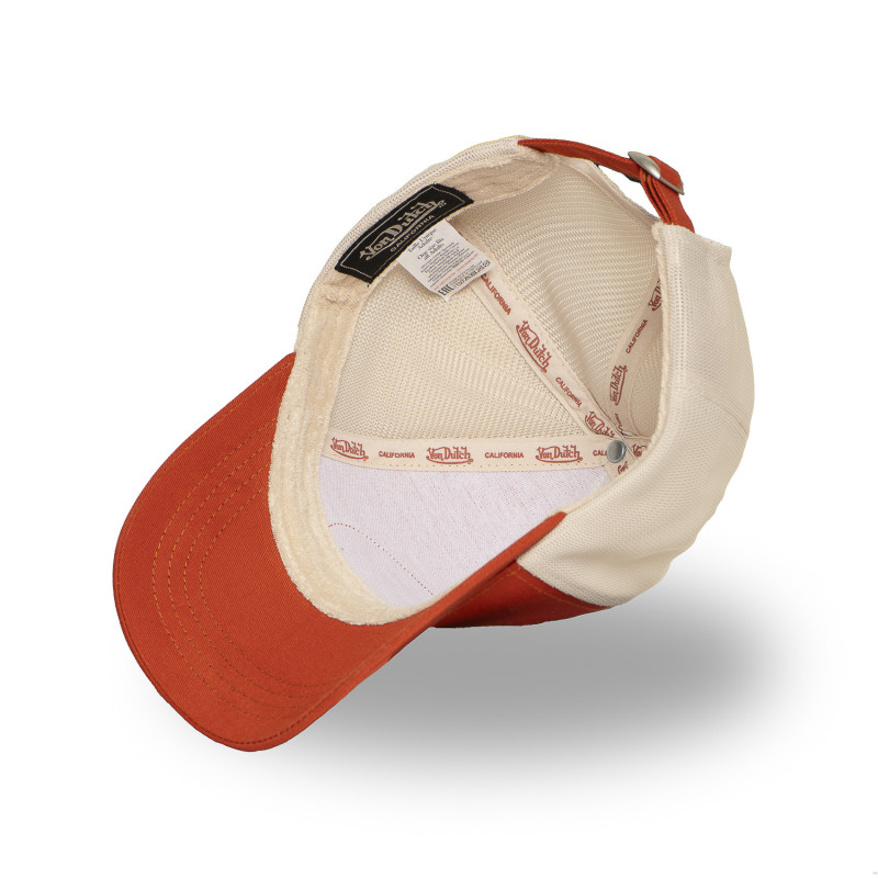 Casquette Vondutch Marron Baseball Strapback / Boucle LOF | Von Dutch
