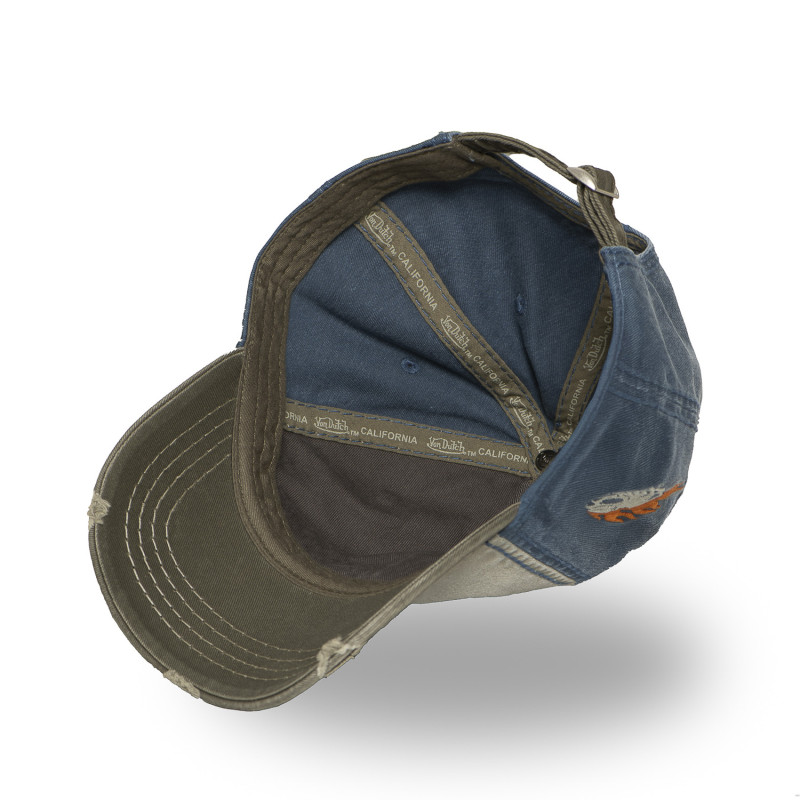 Casquette Vondutch Beige Baseball Strapback / Boucle effet Usé RETRO | Von Dutch
